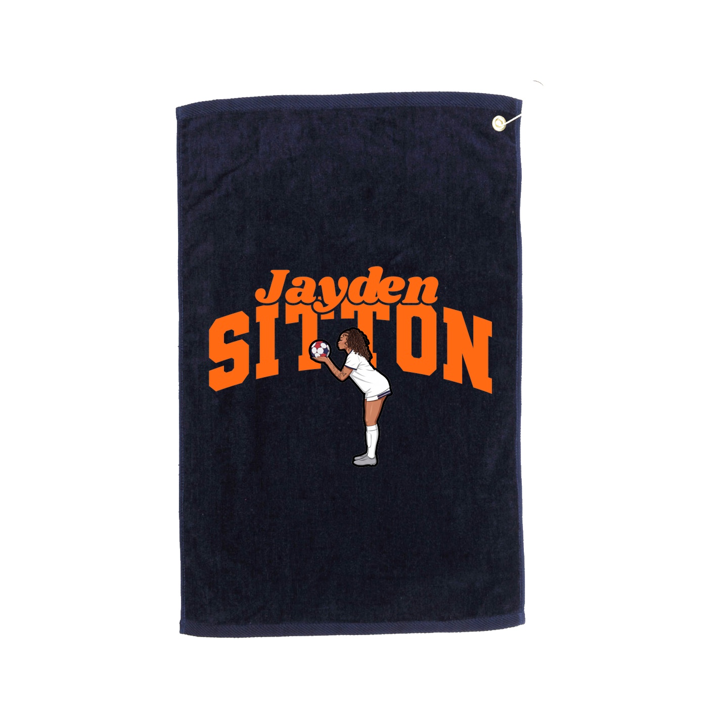 Golf Towel — Signature Arch in Navy