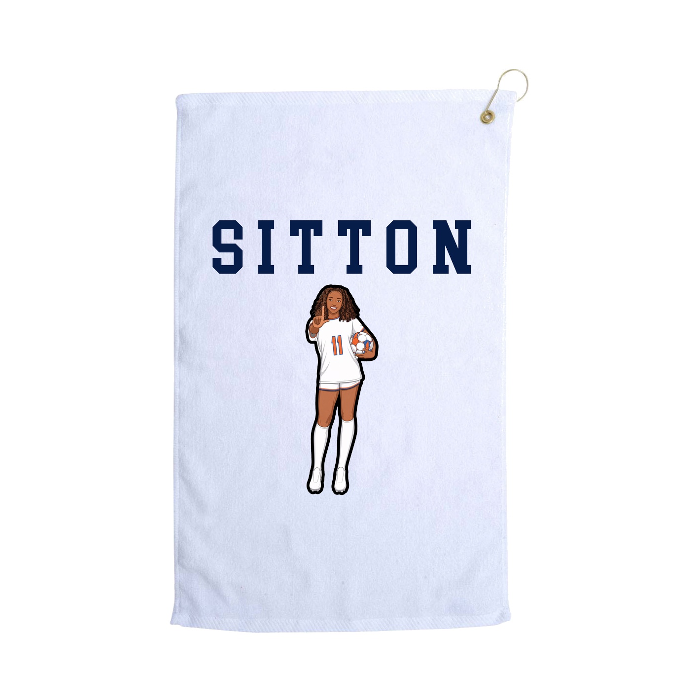 Golf Towel — Shirsey in White