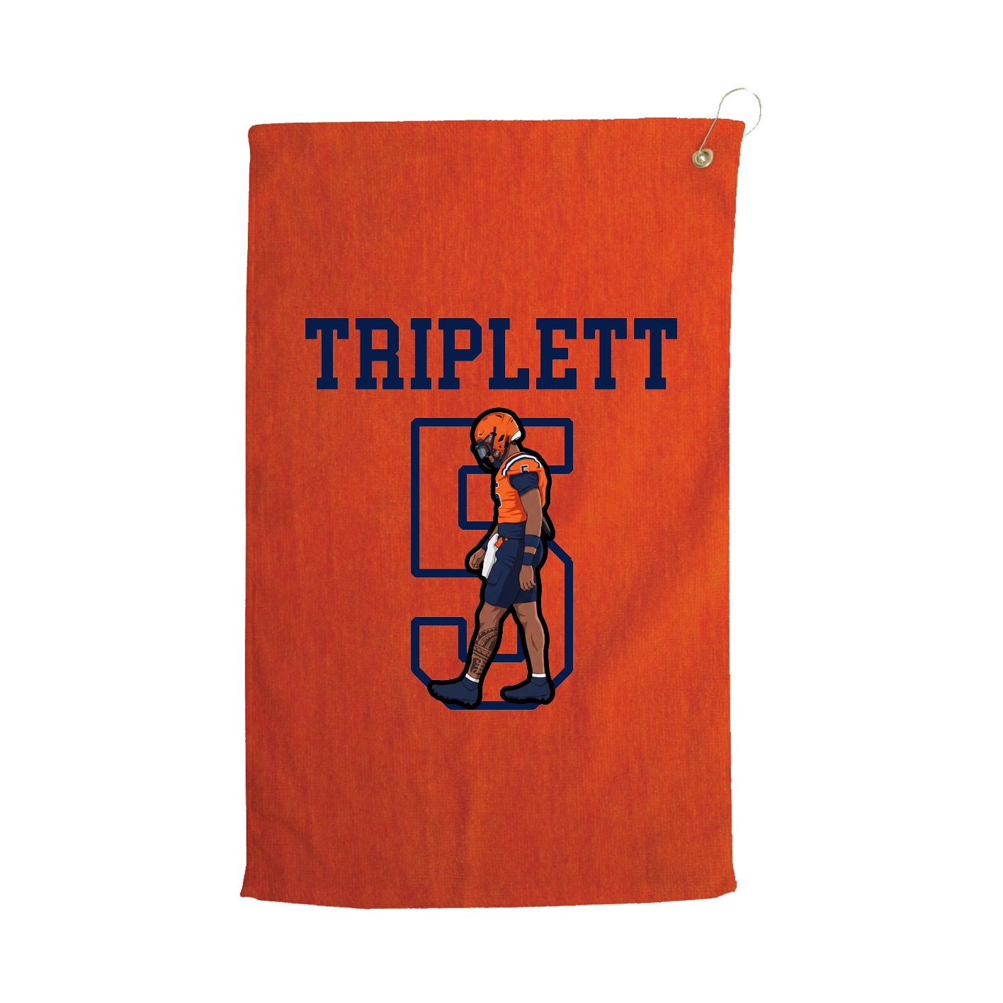 Golf Towel — Shirsey in Orange