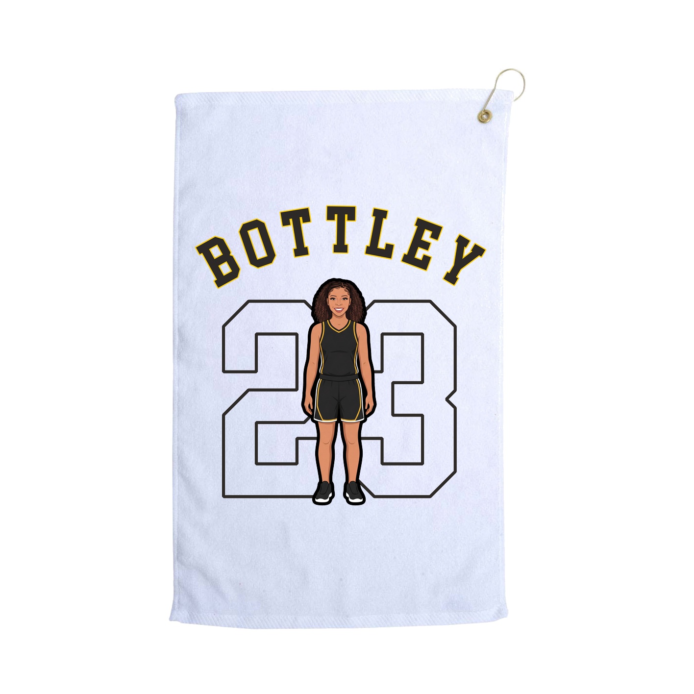 Golf Towel — Shirsey Arch in White