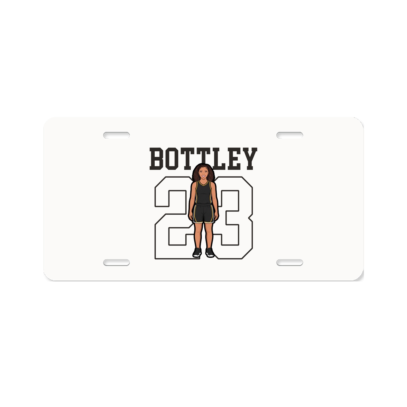 License Plate — Shirsey in Classic