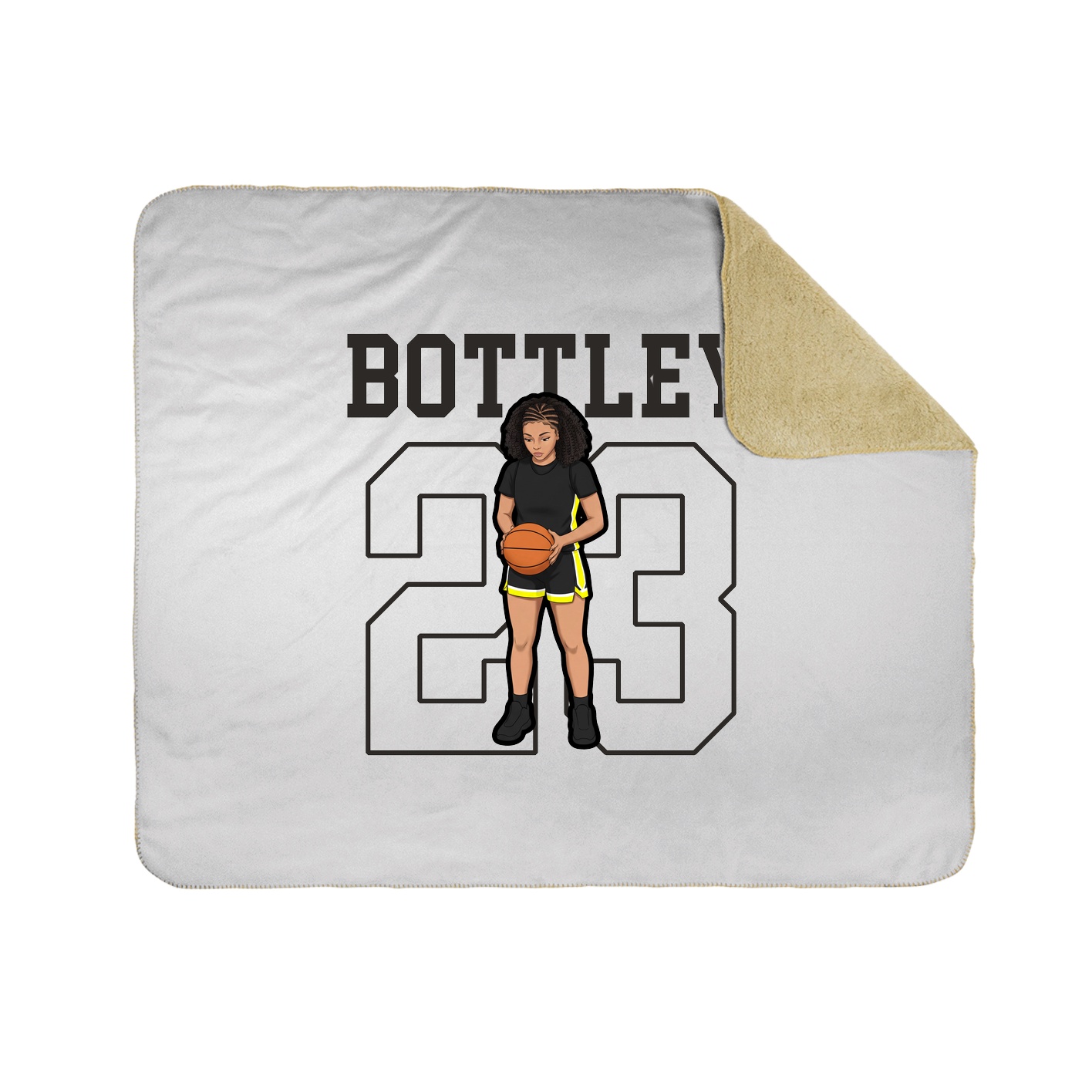 50x60 Sherpa Lined Throw Blanket