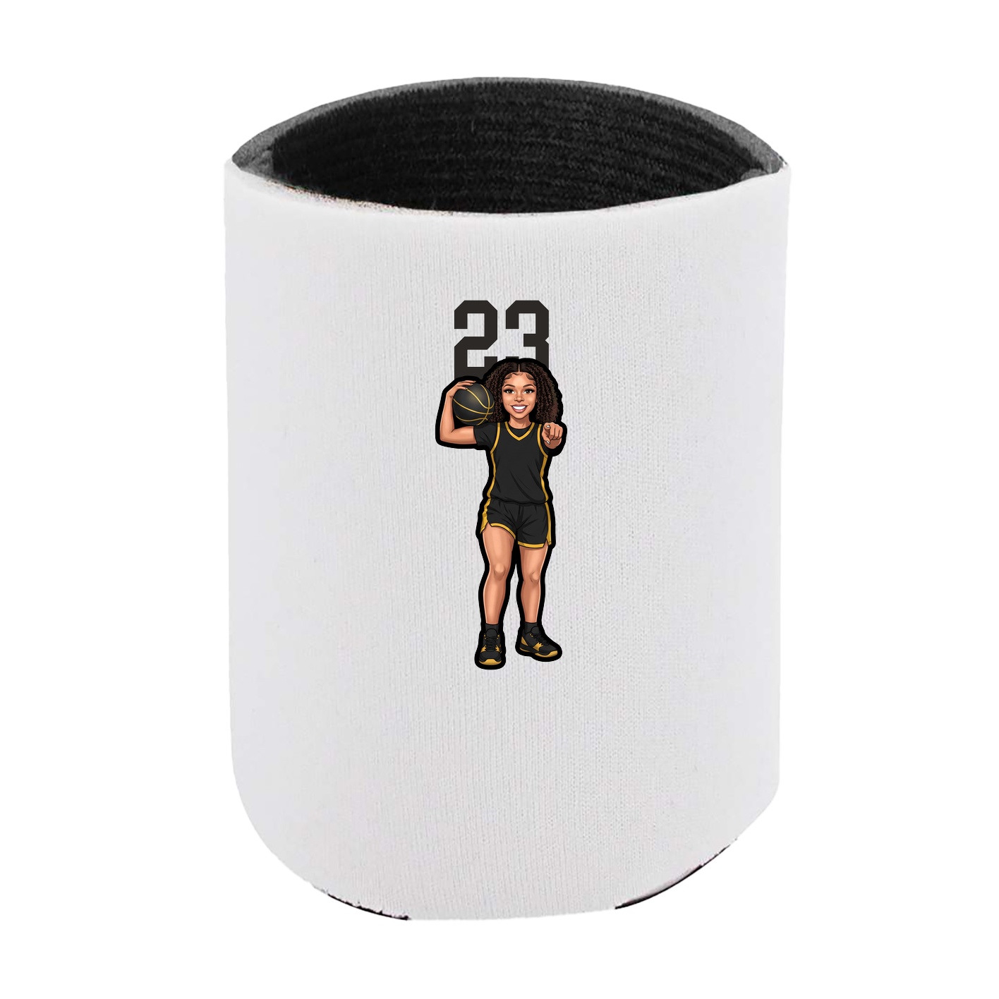 Can Holder — Number Top in White