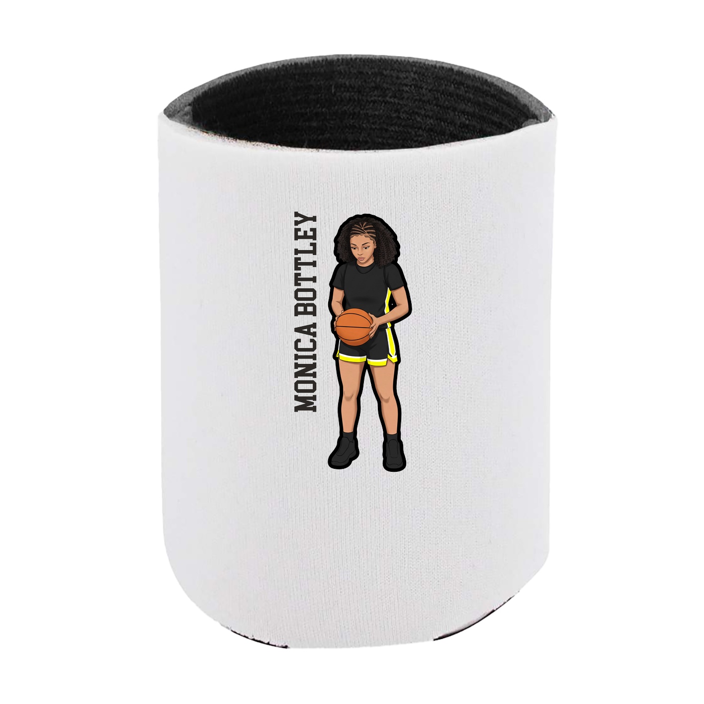 Can Holder — Name Vertical in White