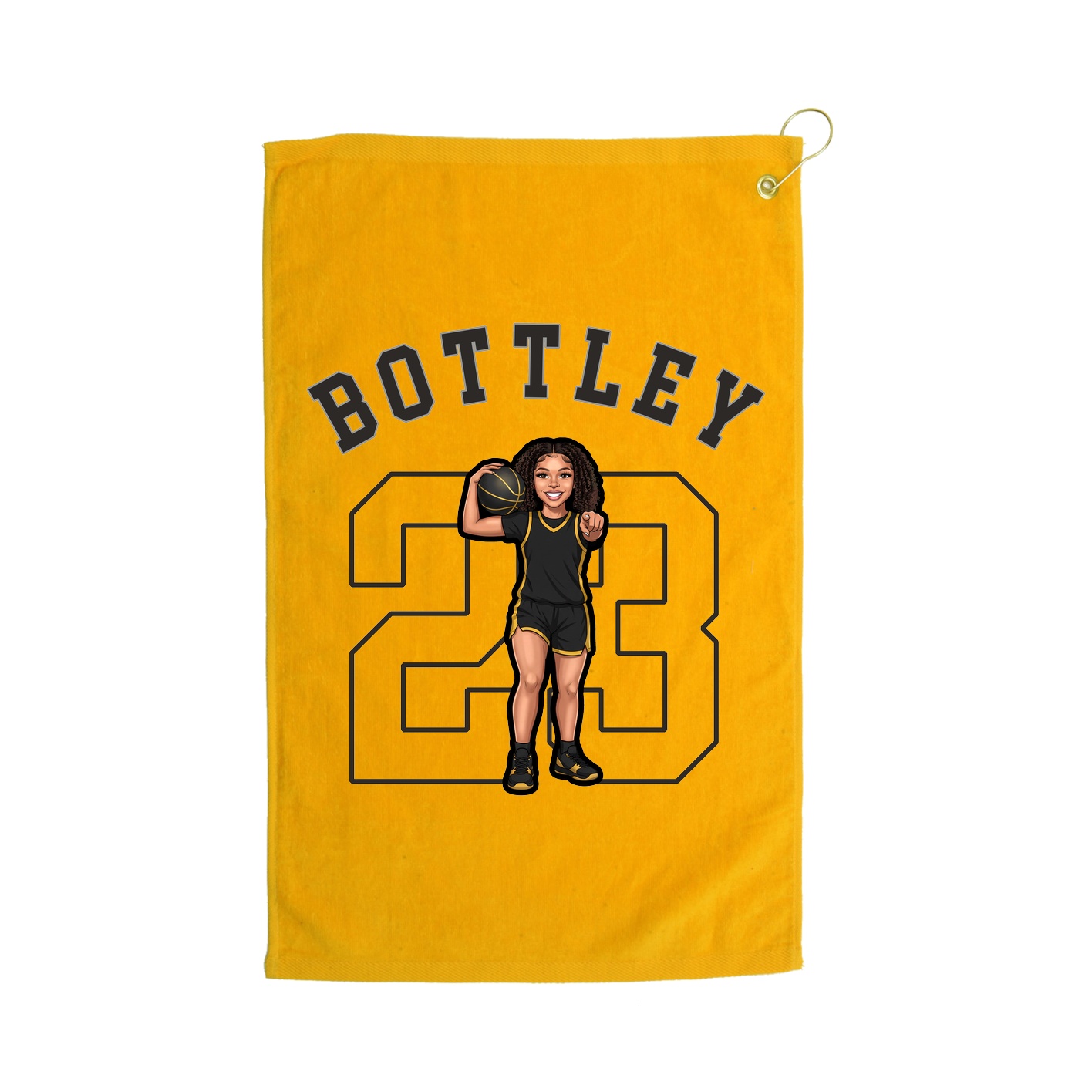 Golf Towel — Shirsey Arch in Gold