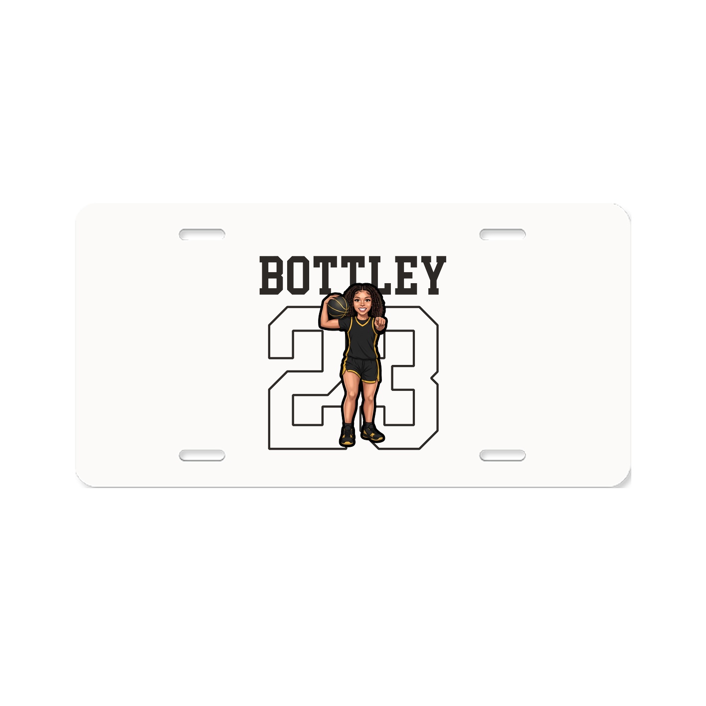 License Plate — Shirsey in Classic