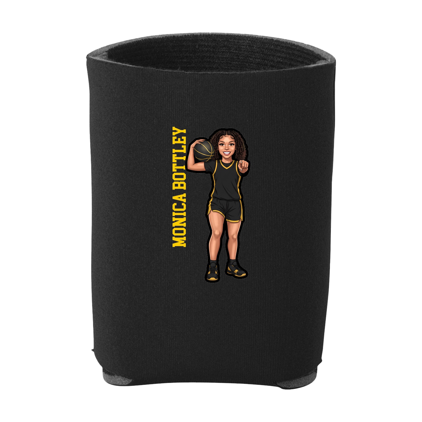 Can Holder — Name Vertical in Black