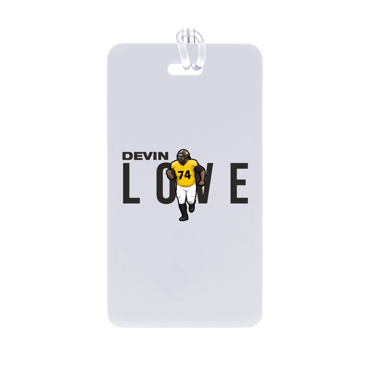 Bag Tag — Player Name in Classic