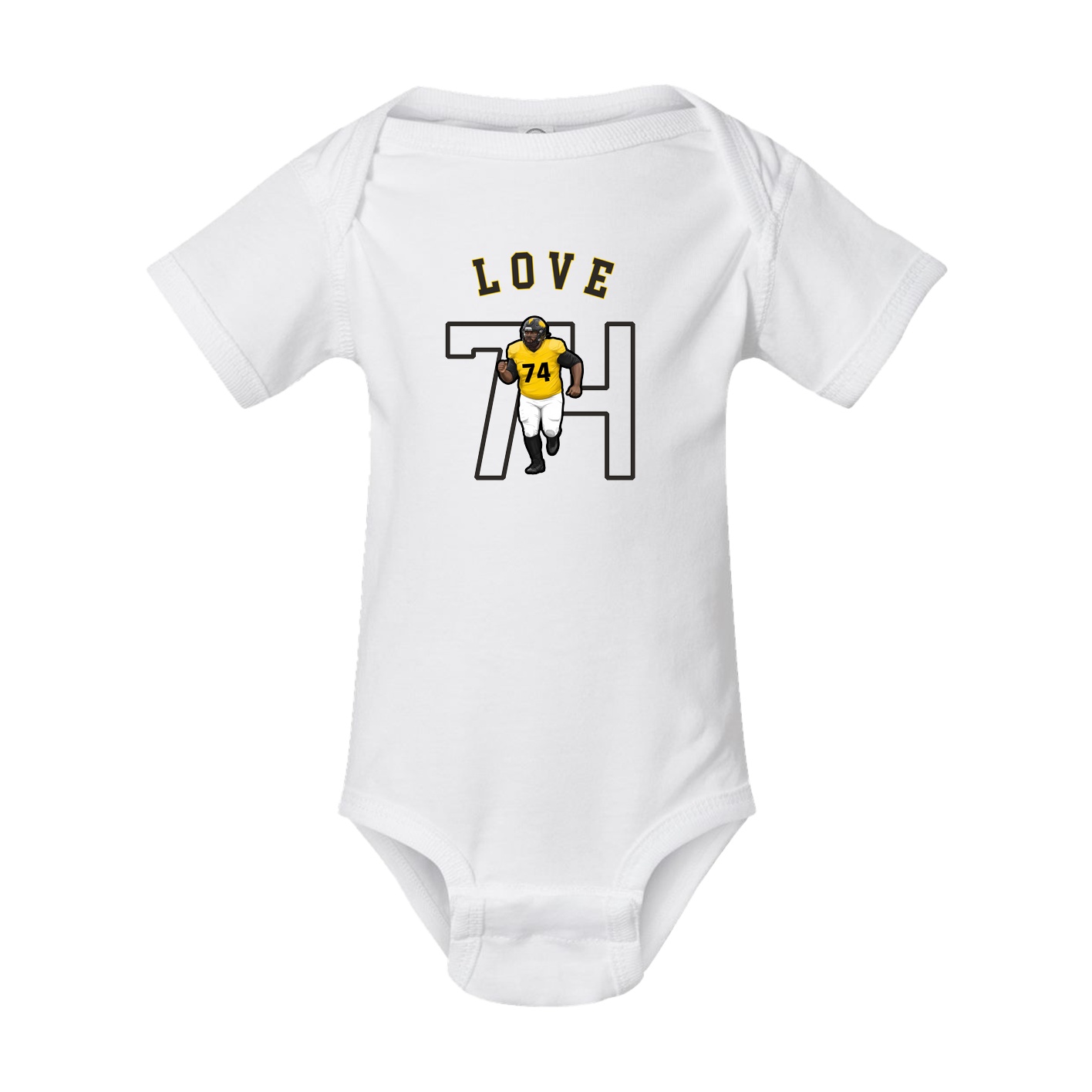 Baby Onesie — Shirsey Arch in White