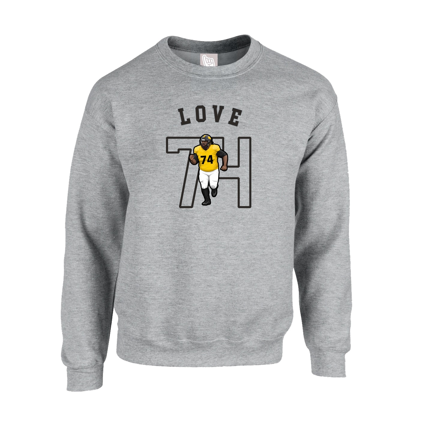 Fleece Crew — Shirsey Arch in Grey