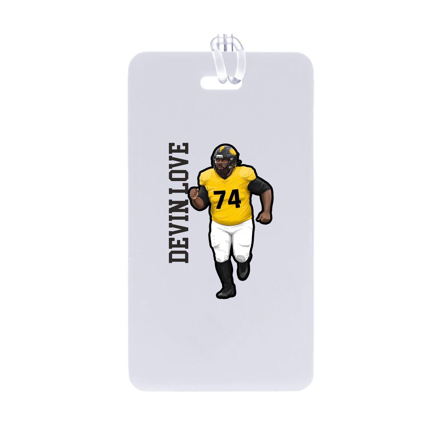 Bag Tag — Name Vertical in Classic