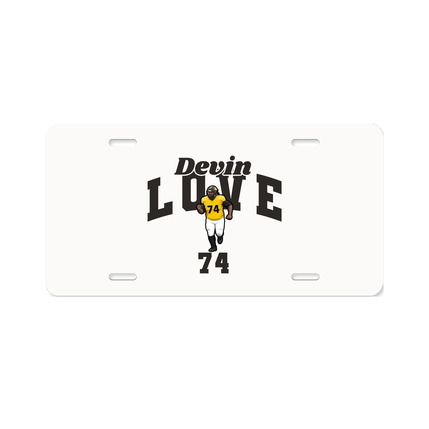 License Plate — Signature Arch in Classic