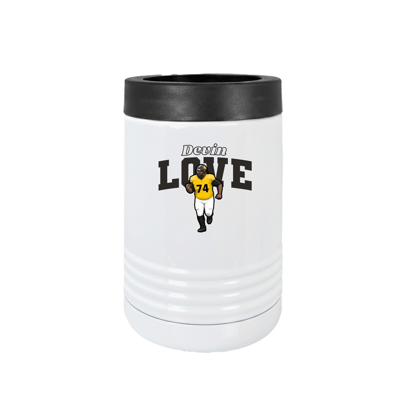 Beverage Holder — Name Arch in White