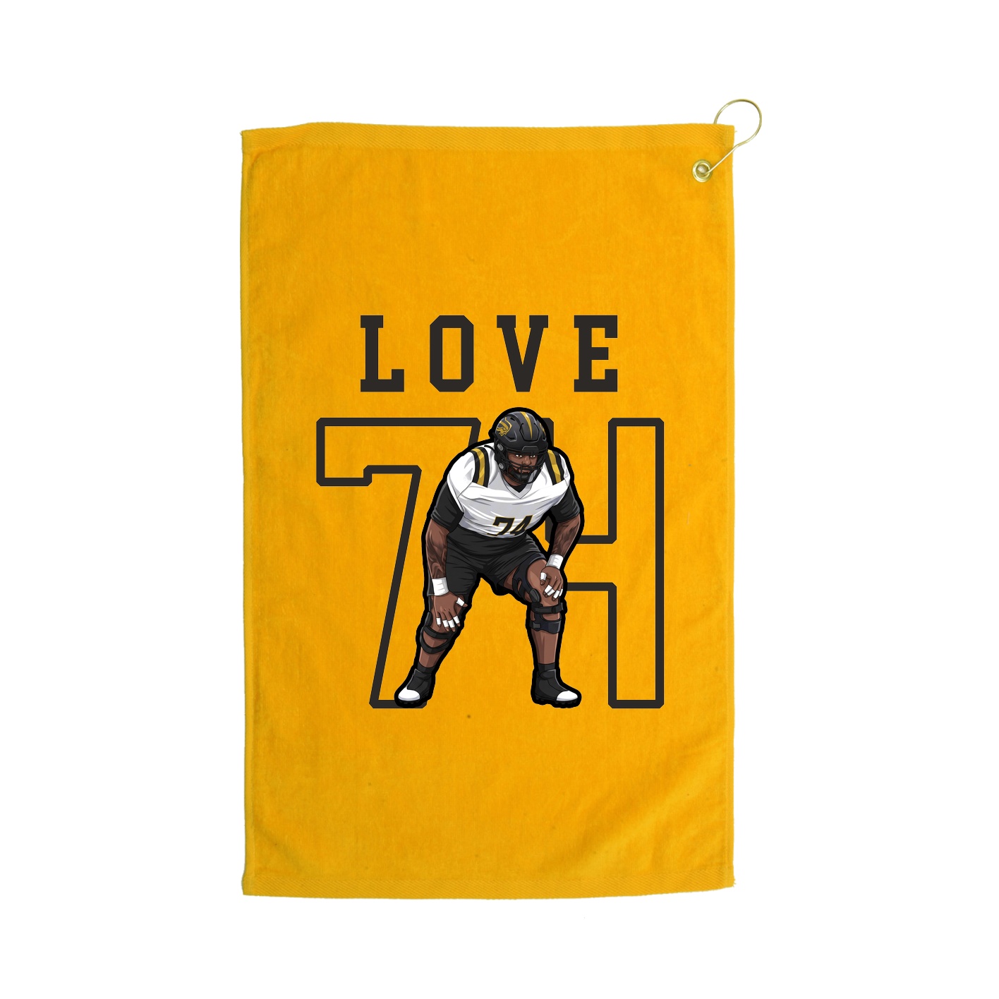Golf Towel — Shirsey in Gold