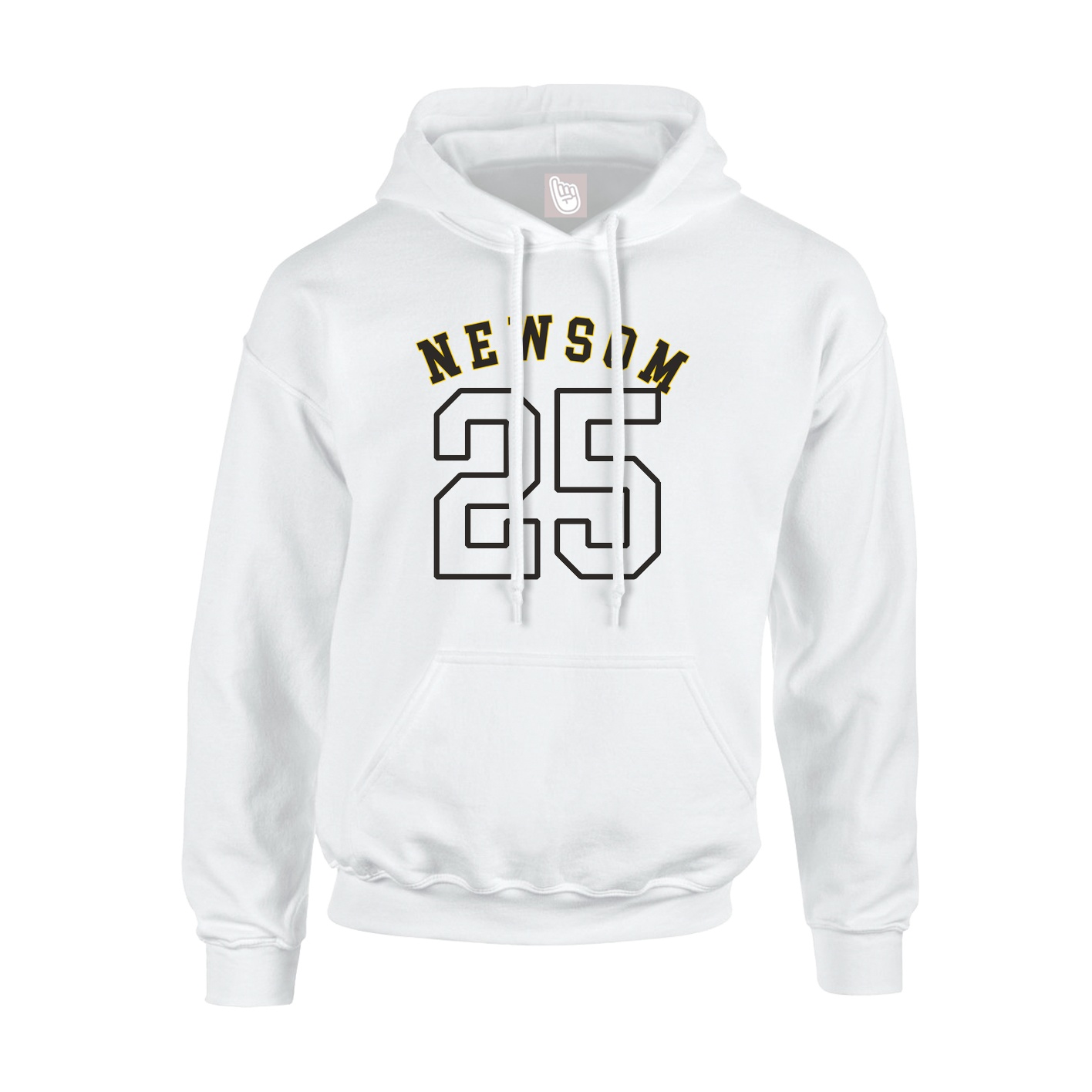 Youth Hoodie — Shirsey Arch in White