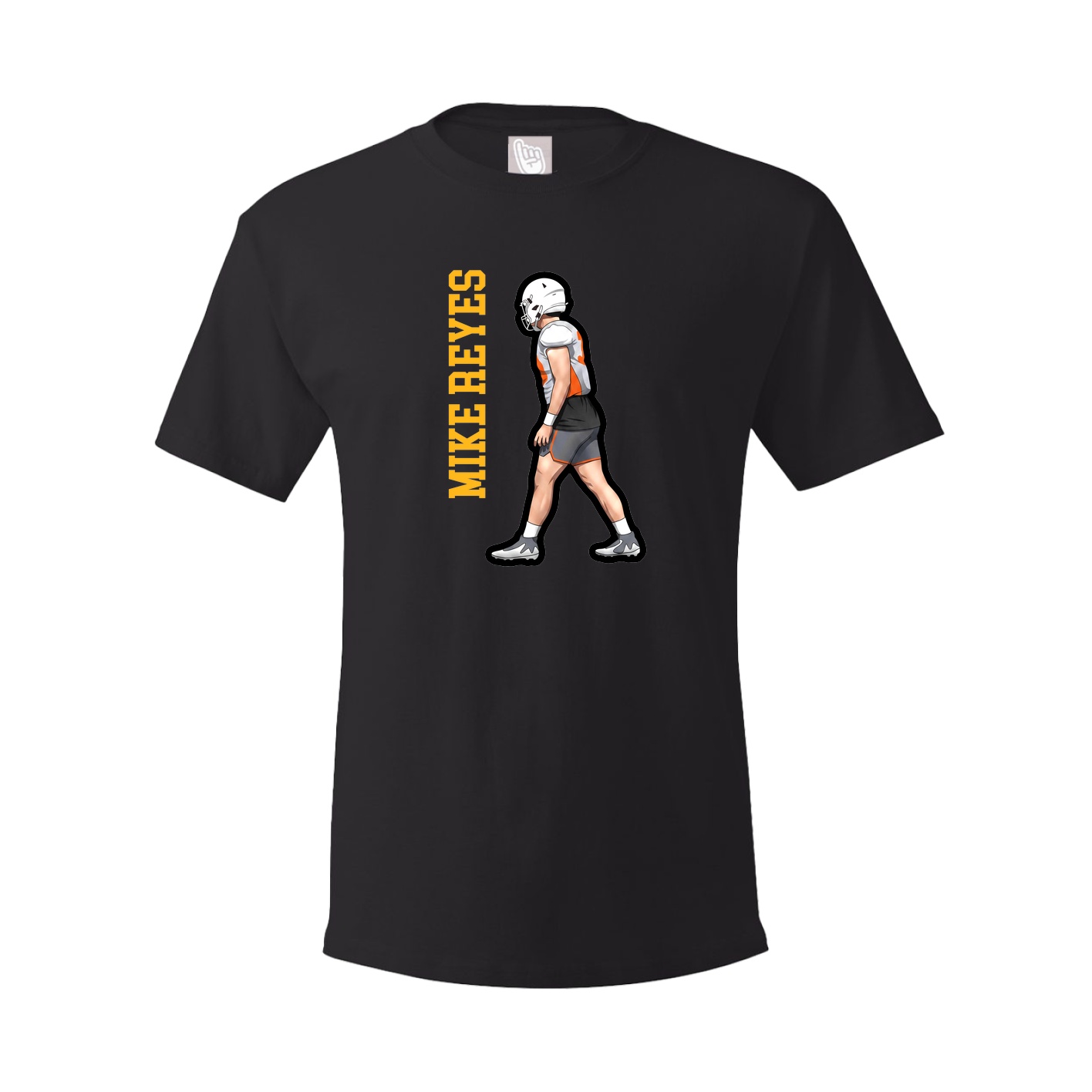 Tee — Name Vertical in Black
