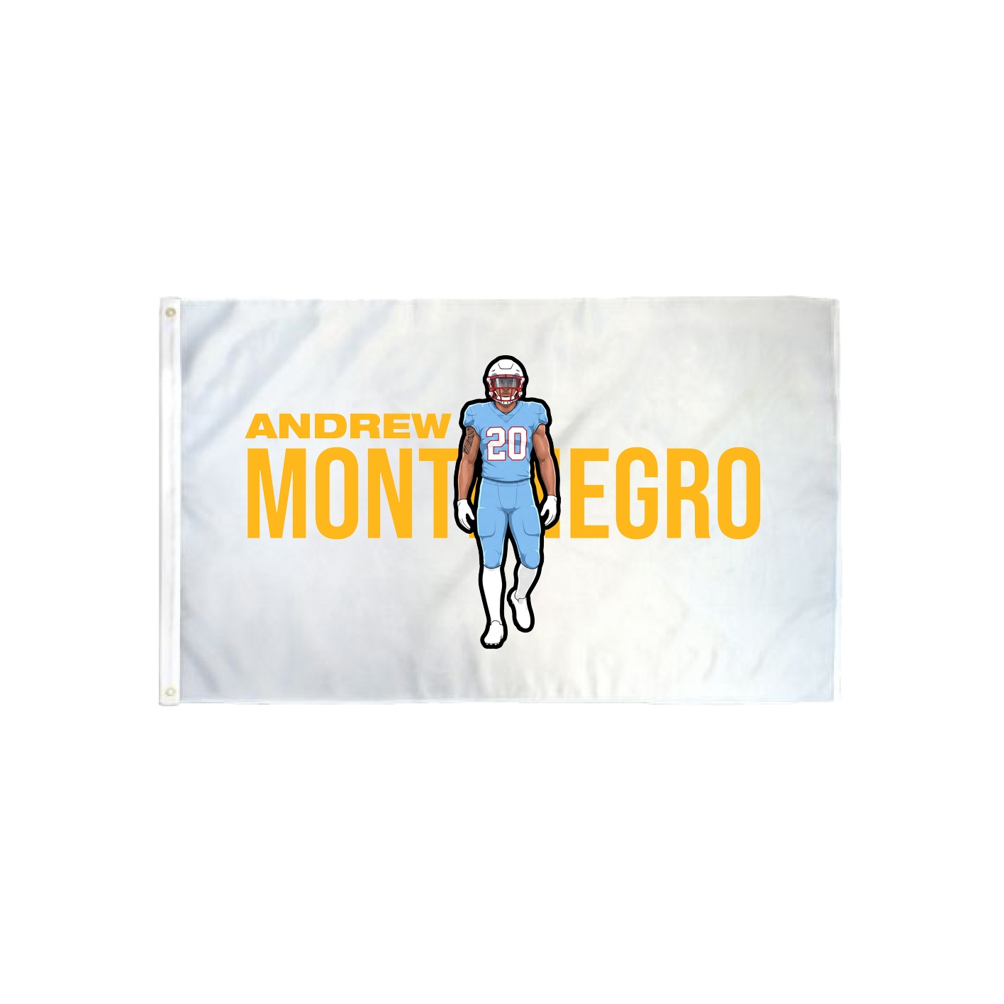 3x5 Flag — Player Name in Classic