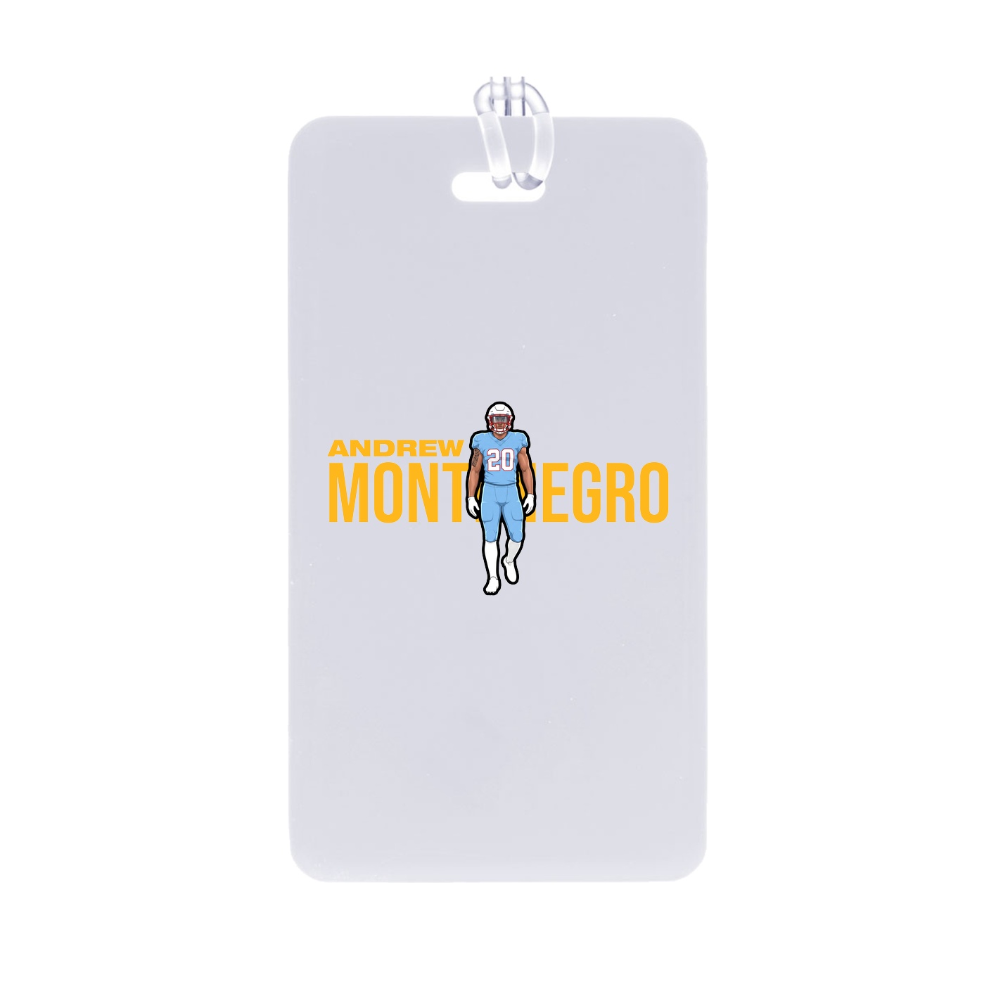 Bag Tag — Player Name in Classic
