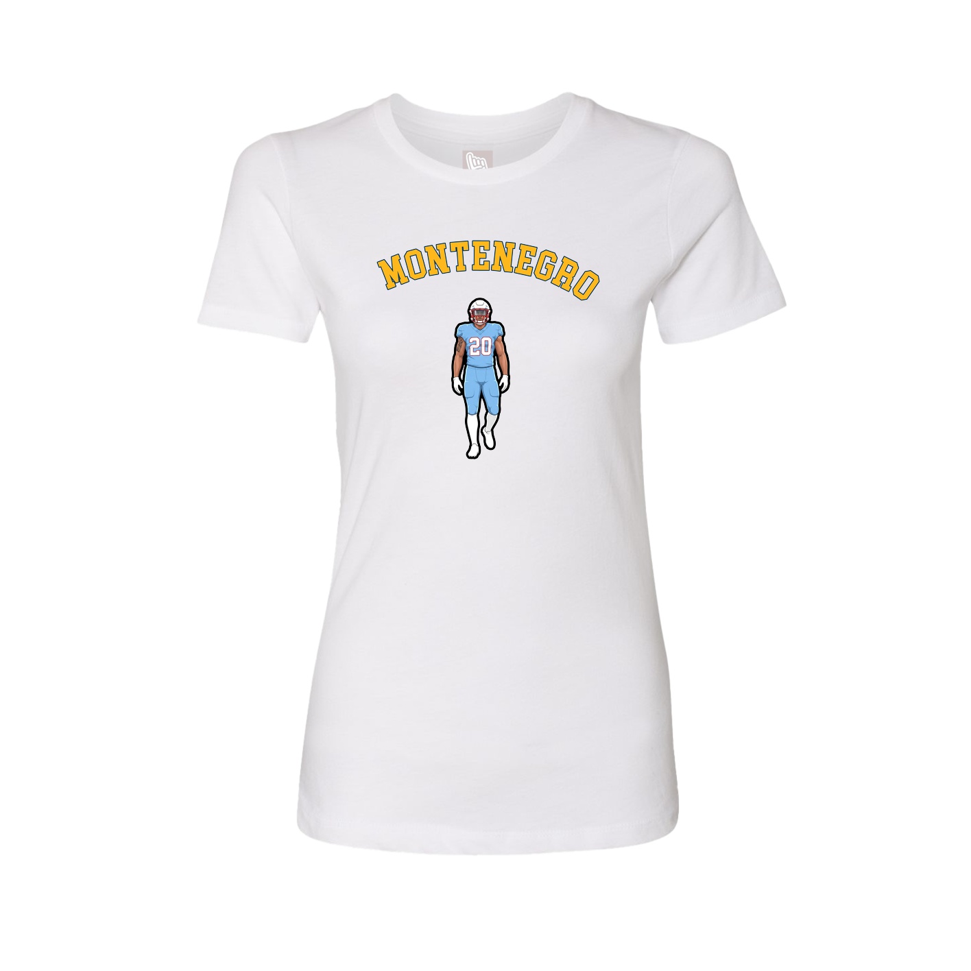 Fitted Women's Tee — Shirsey Arch in White