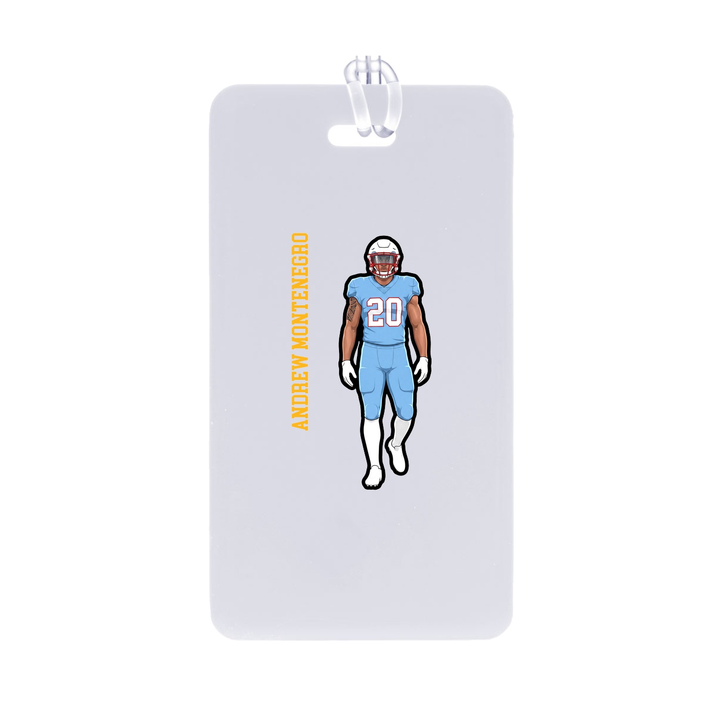 Bag Tag — Name Vertical in Classic