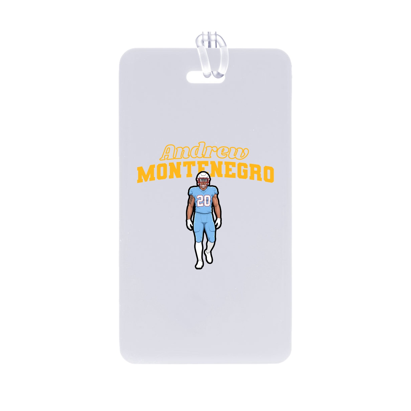 Bag Tag — Name Arch in Classic