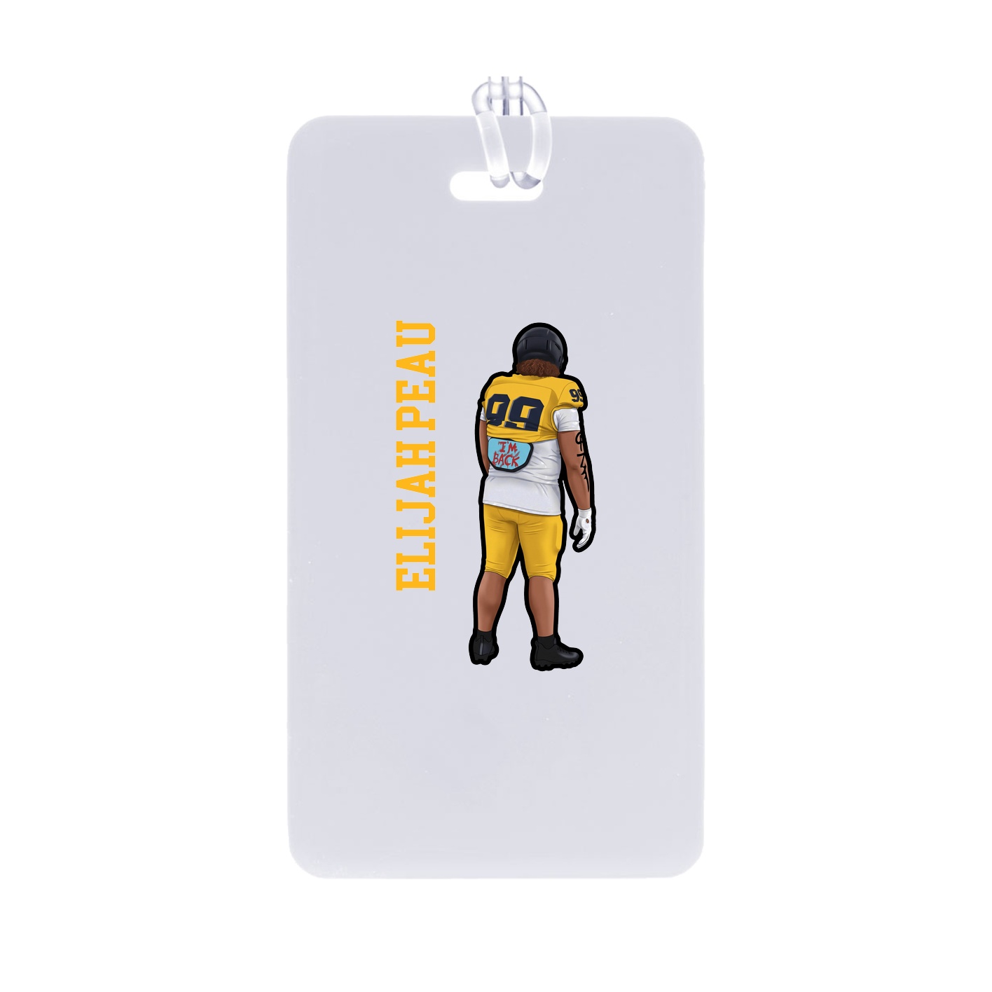 Bag Tag — Name Vertical in Classic