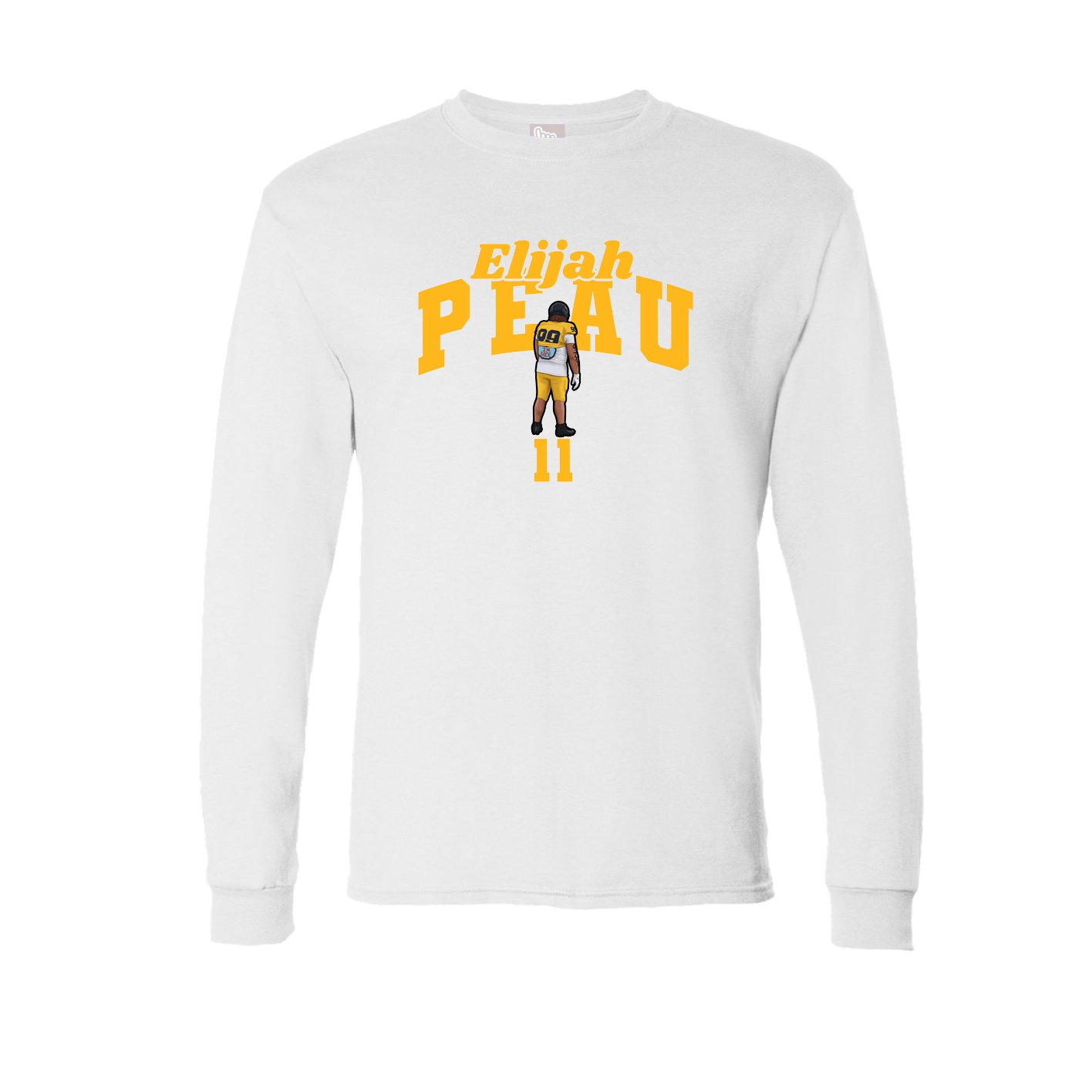 Long Sleeve Tee — Signature Arch in White