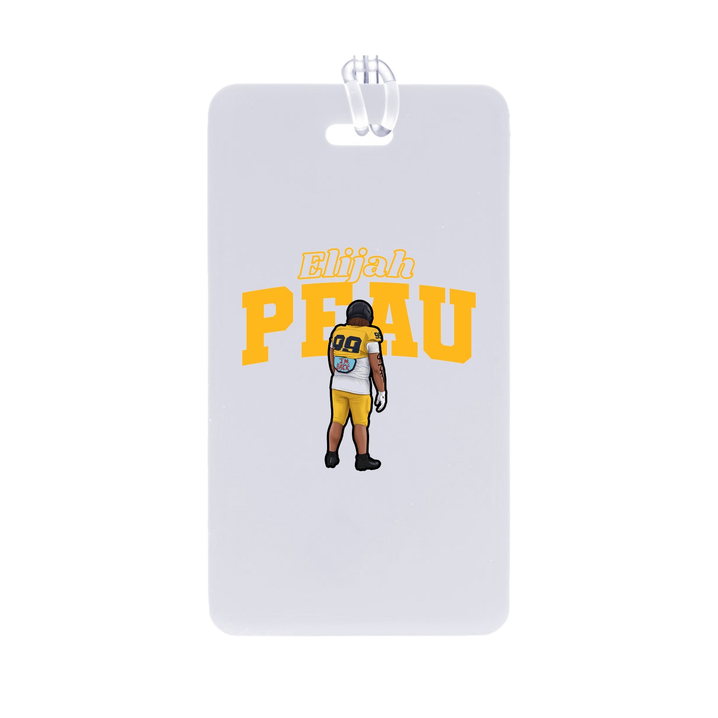 Bag Tag — Name Arch in Classic