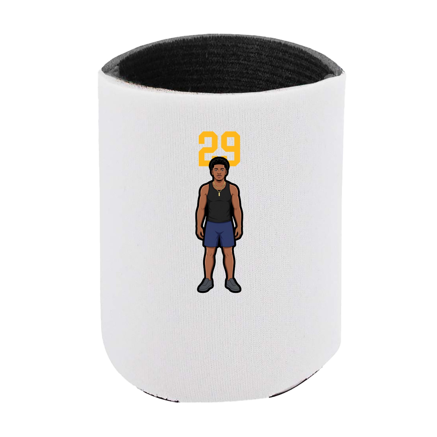 Can Holder — Number Top in White