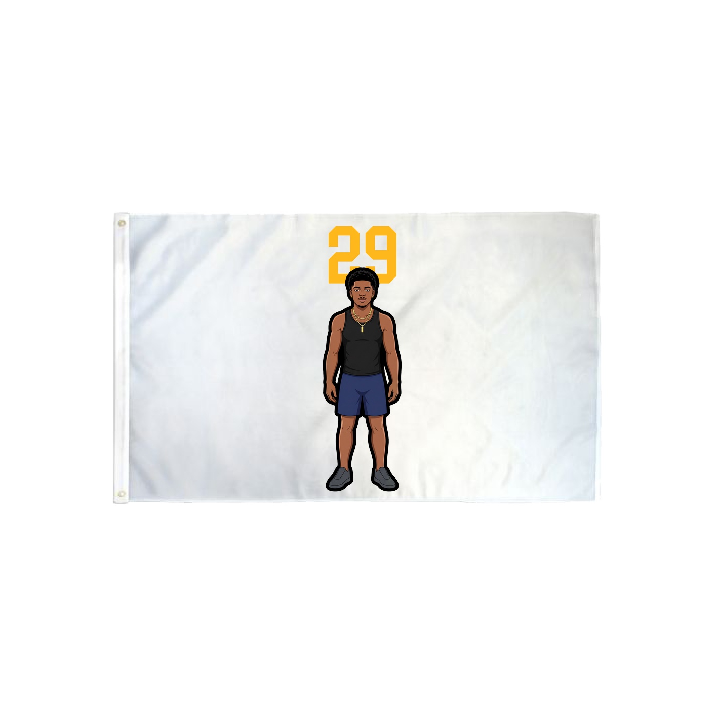 3x5 Flag — Number Top in Classic