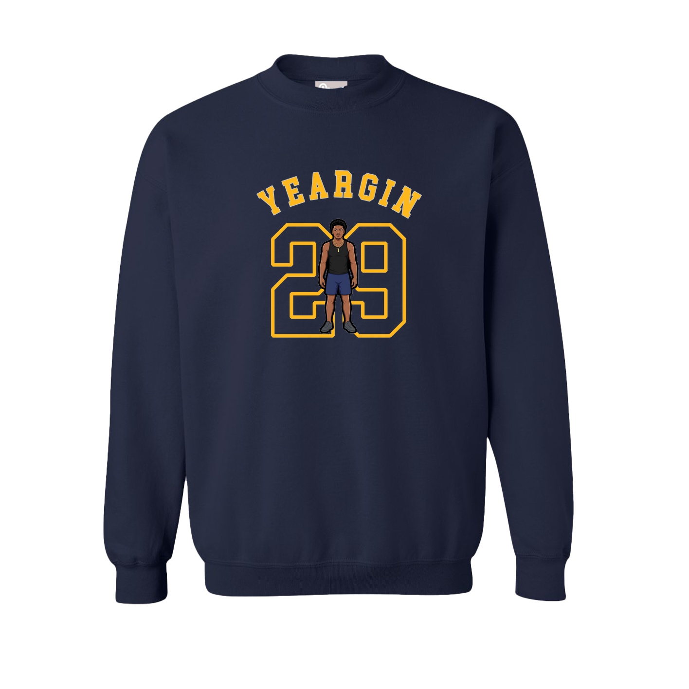 Fleece Crew — Shirsey Arch in Navy
