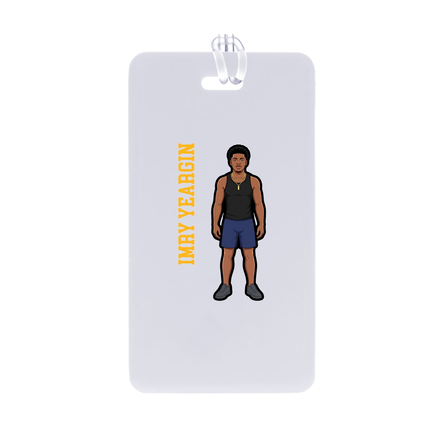 Bag Tag — Name Vertical in Classic