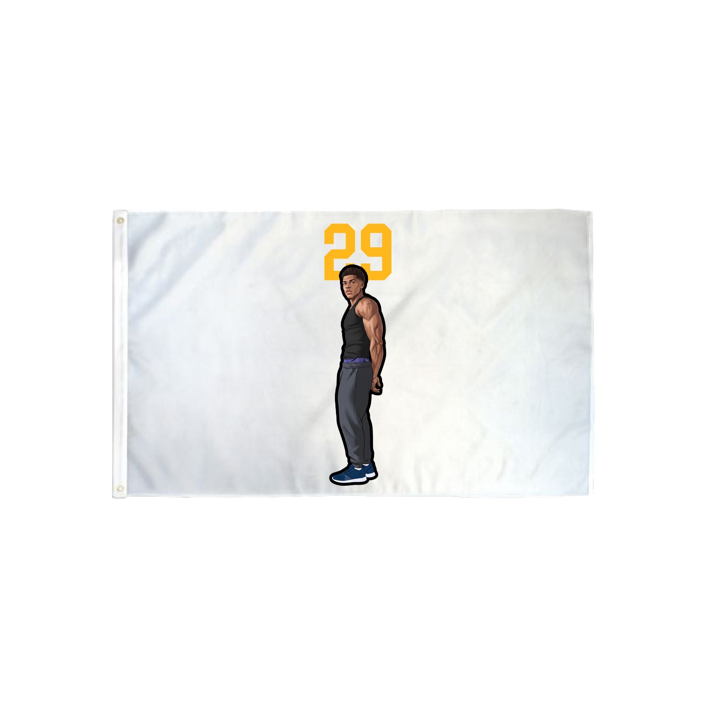 3x5 Flag — Number Top in Classic