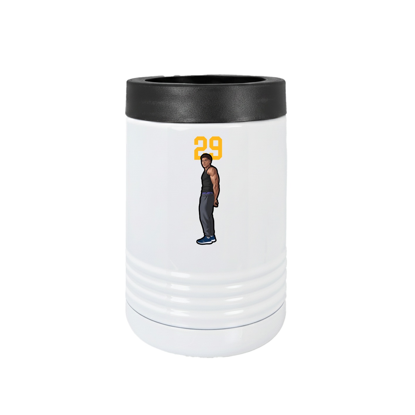 Beverage Holder — Number Top in White