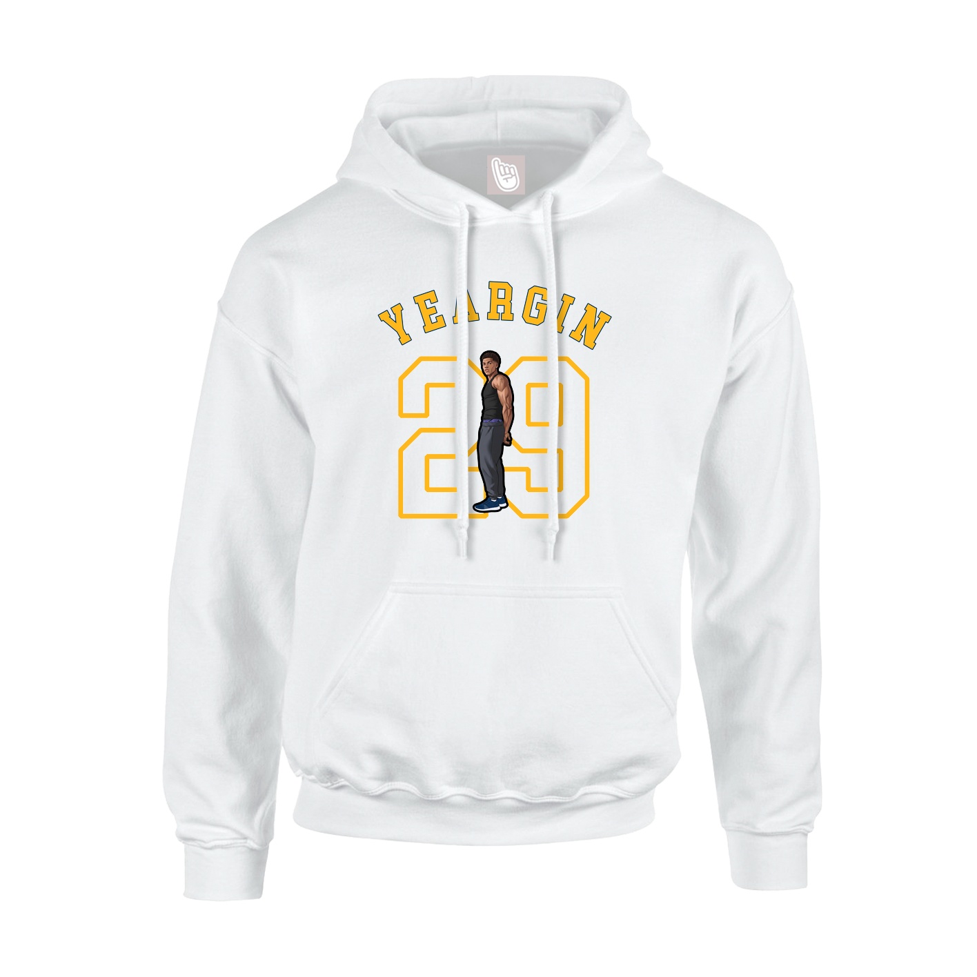 Hoodie — Shirsey Arch in White