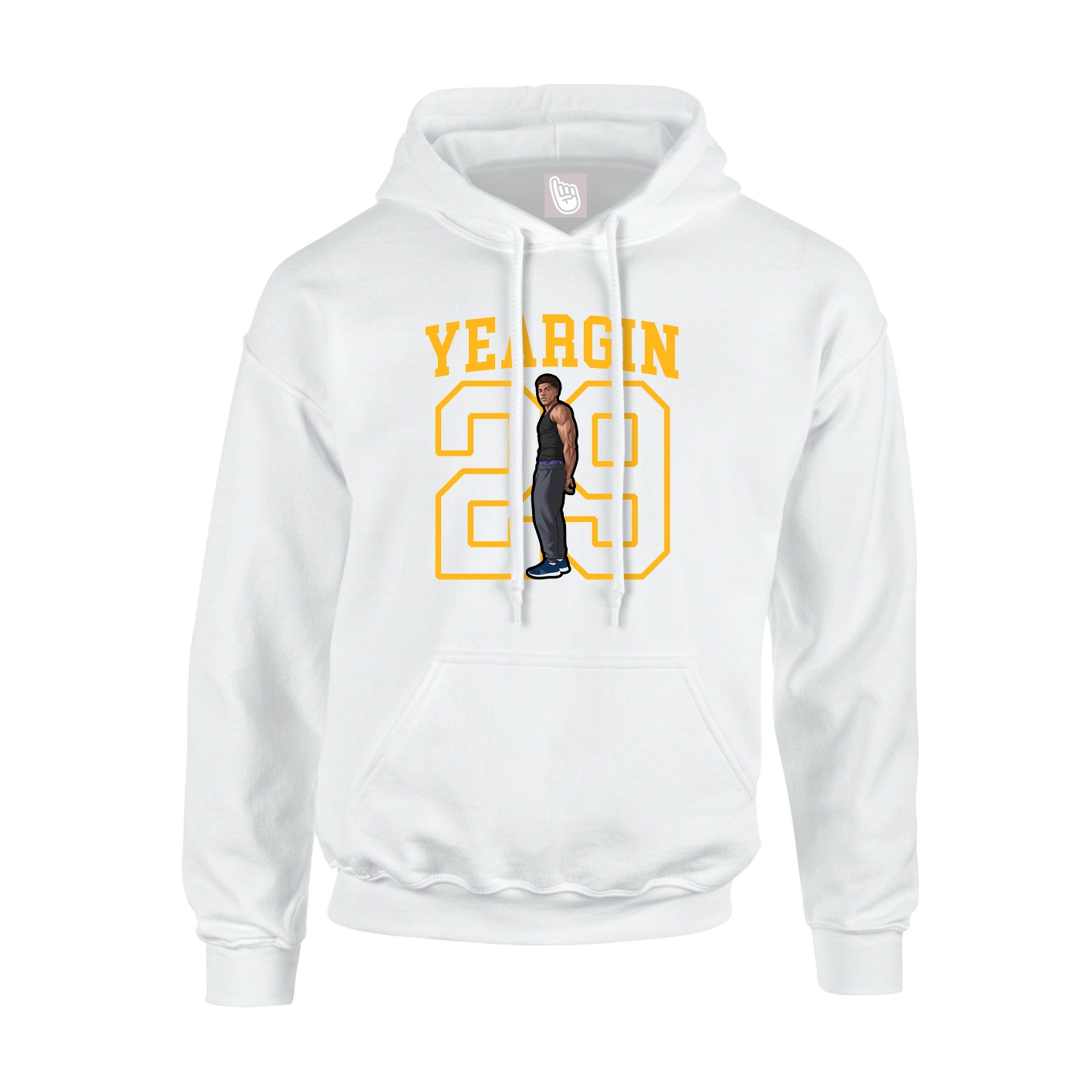 Youth Hoodie — Shirsey in White