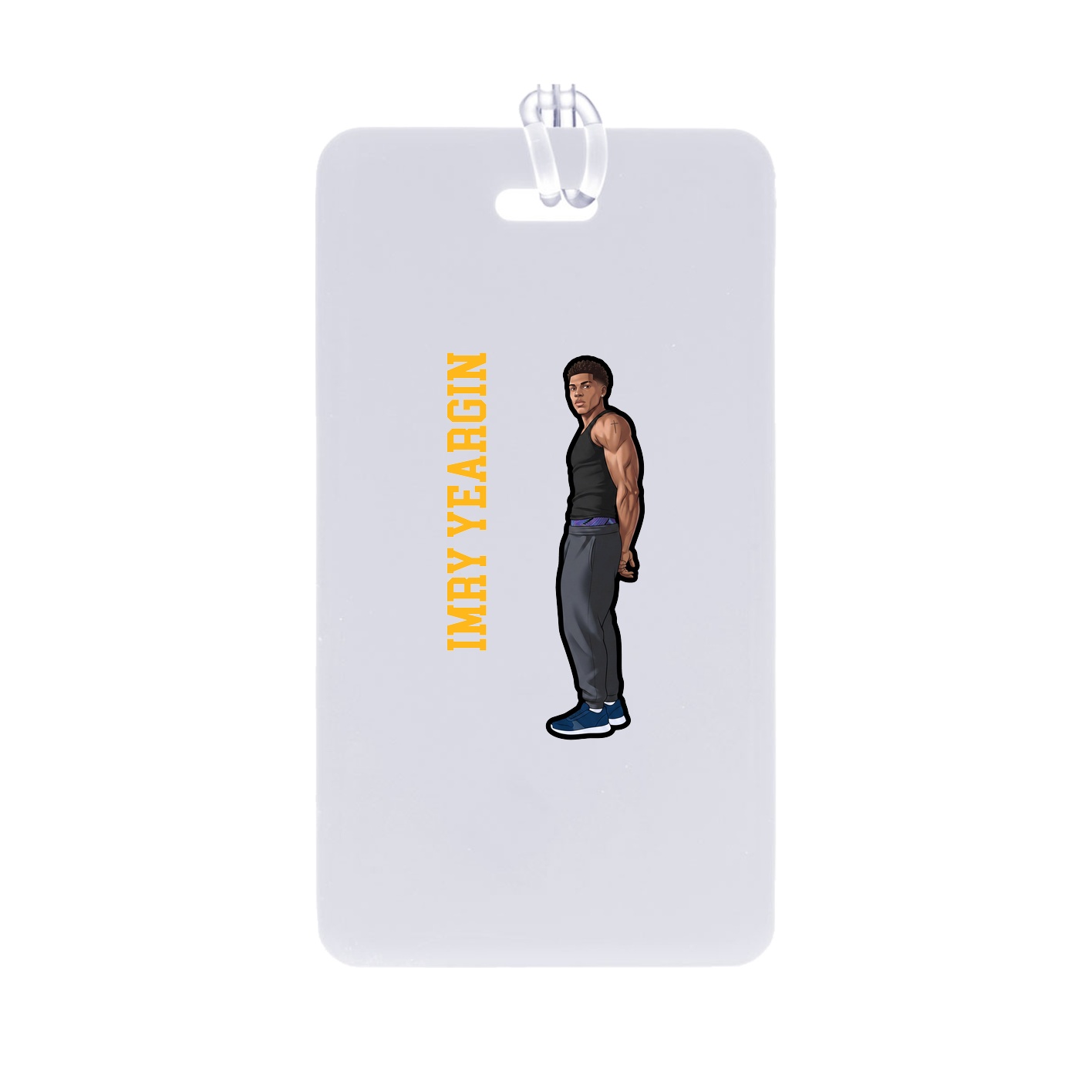 Bag Tag — Name Vertical in Classic