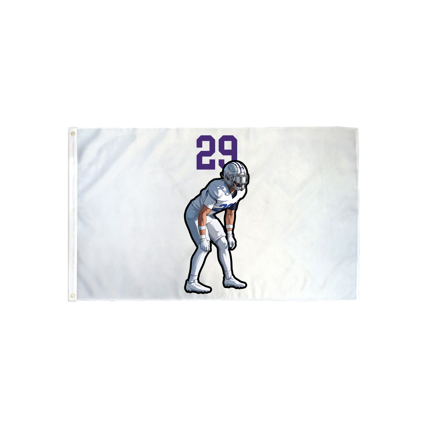 3x5 Flag — Number Top in Classic