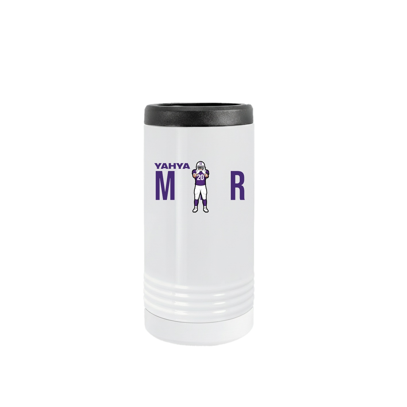 Slim Beverage Holder — Player Name in White