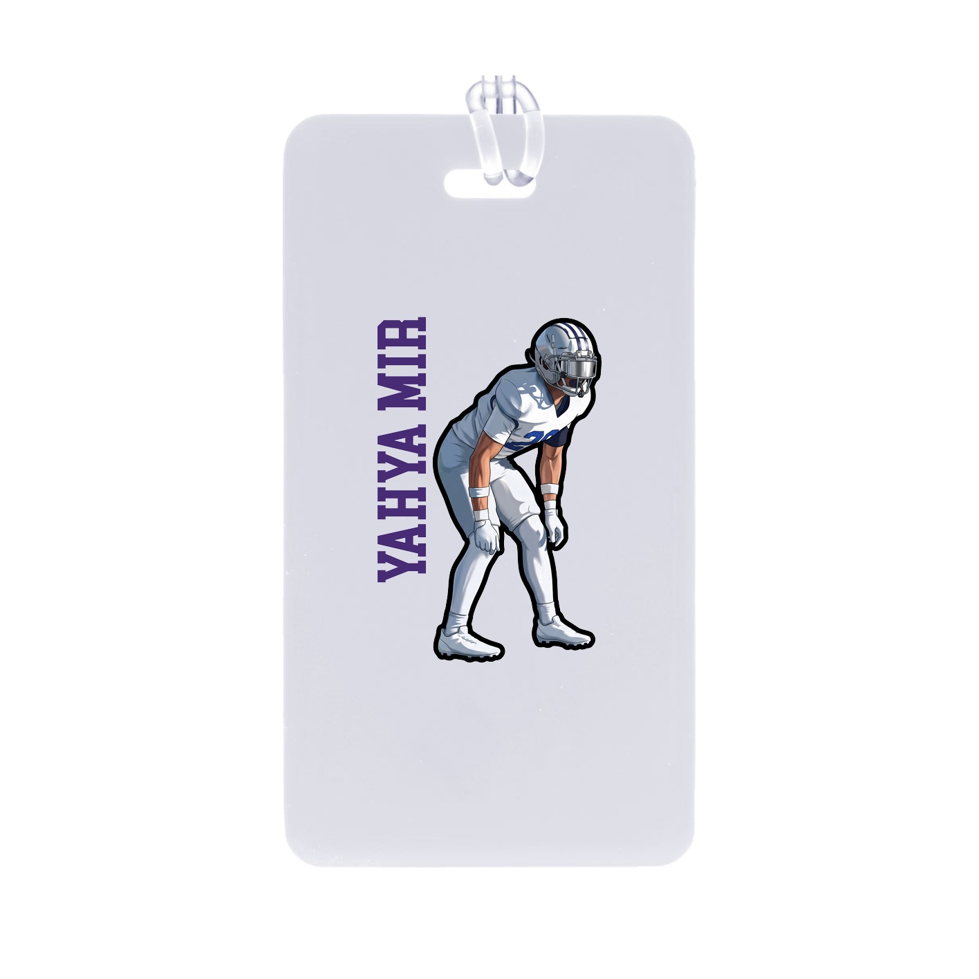 Bag Tag — Name Vertical in Classic