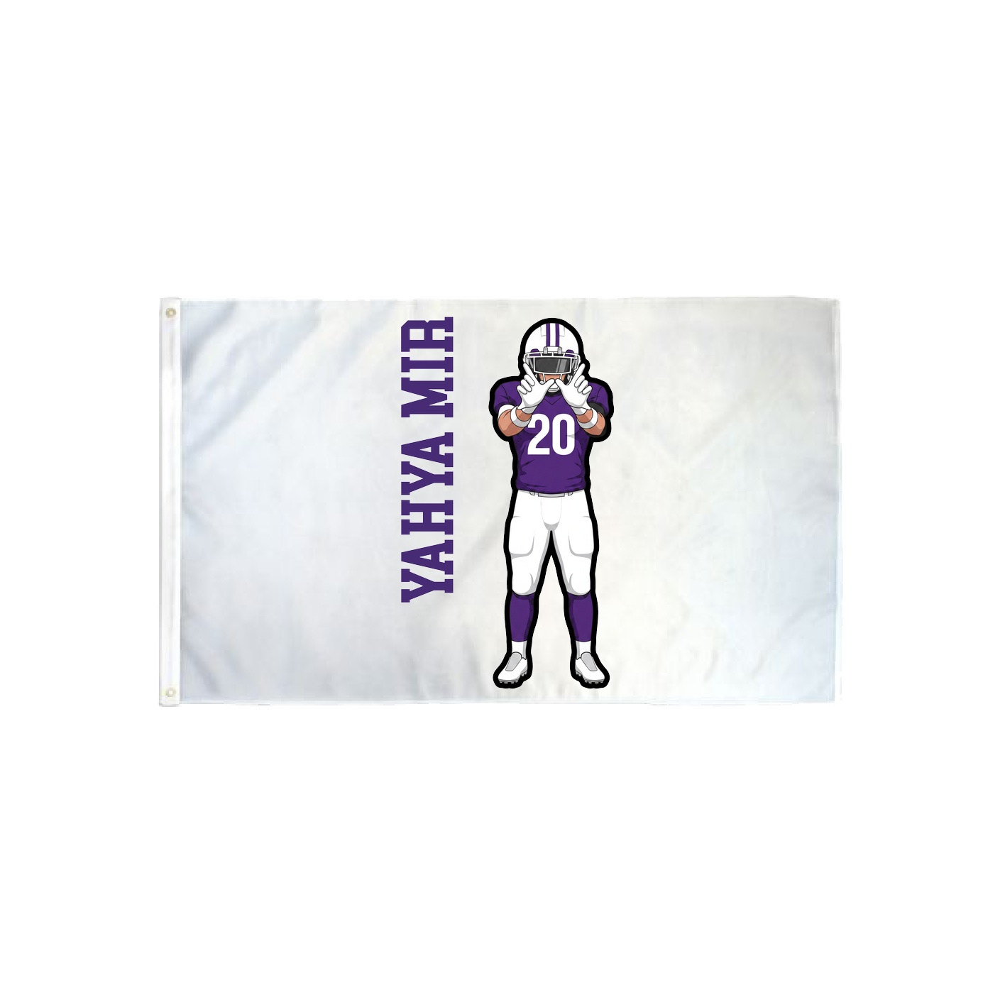 3x5 Flag — Name Vertical in Classic