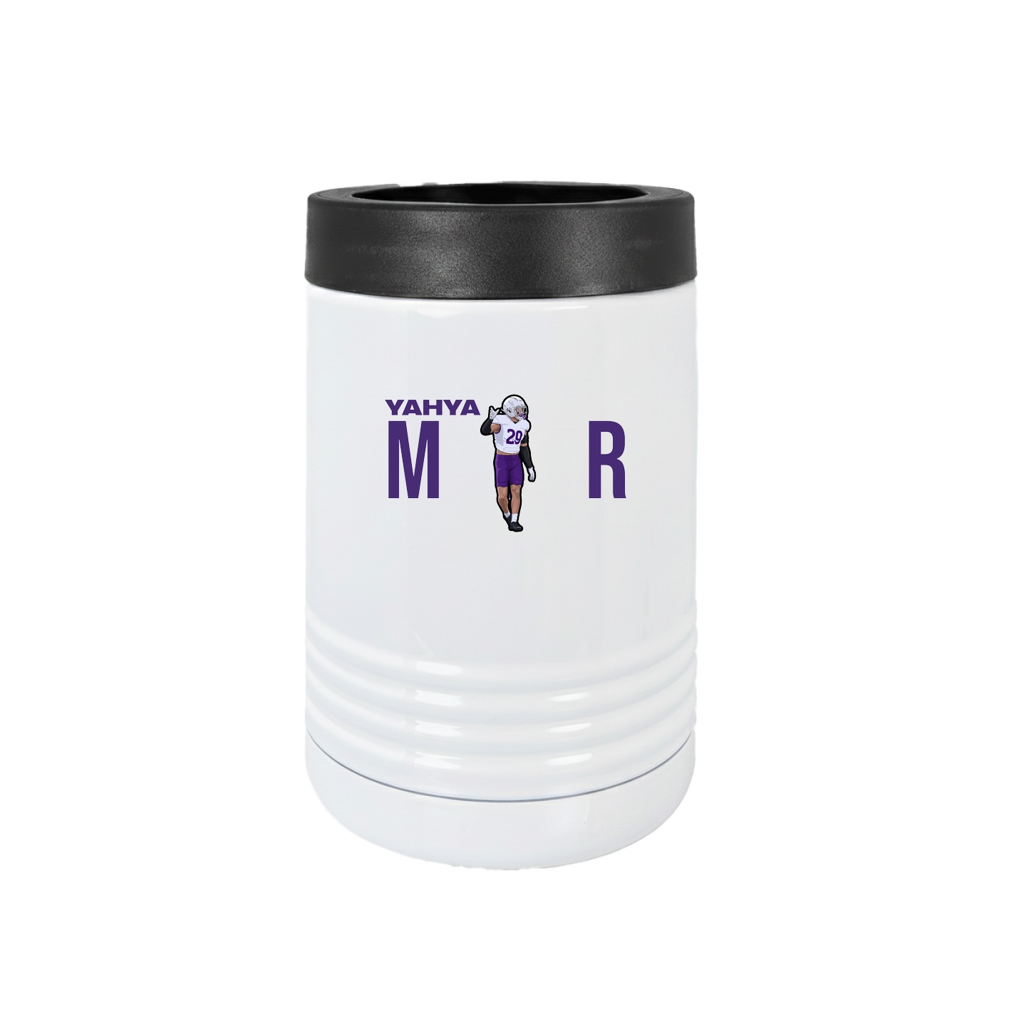 Beverage Holder — Player Name in White