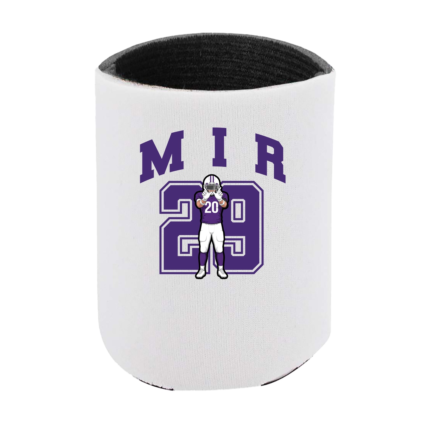 Can Holder — Number in White
