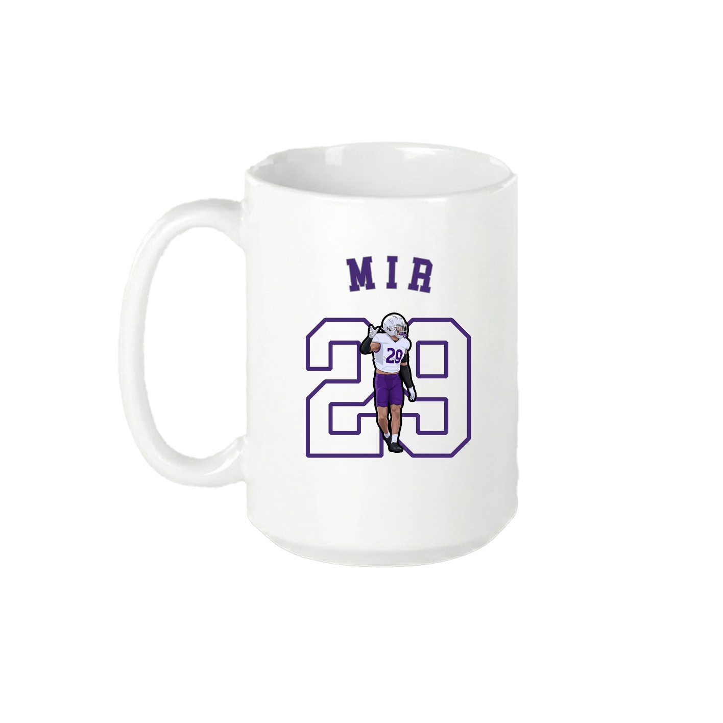 15oz Coffee Mug — Shirsey Arch in White
