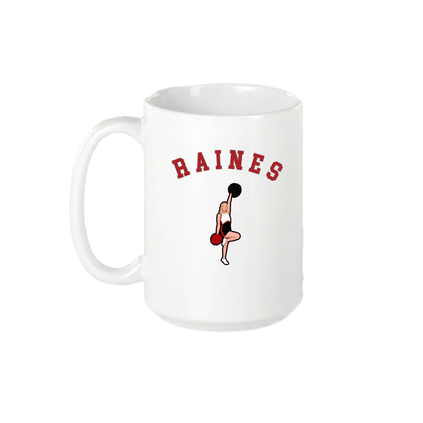 15oz Coffee Mug — Shirsey Arch in White