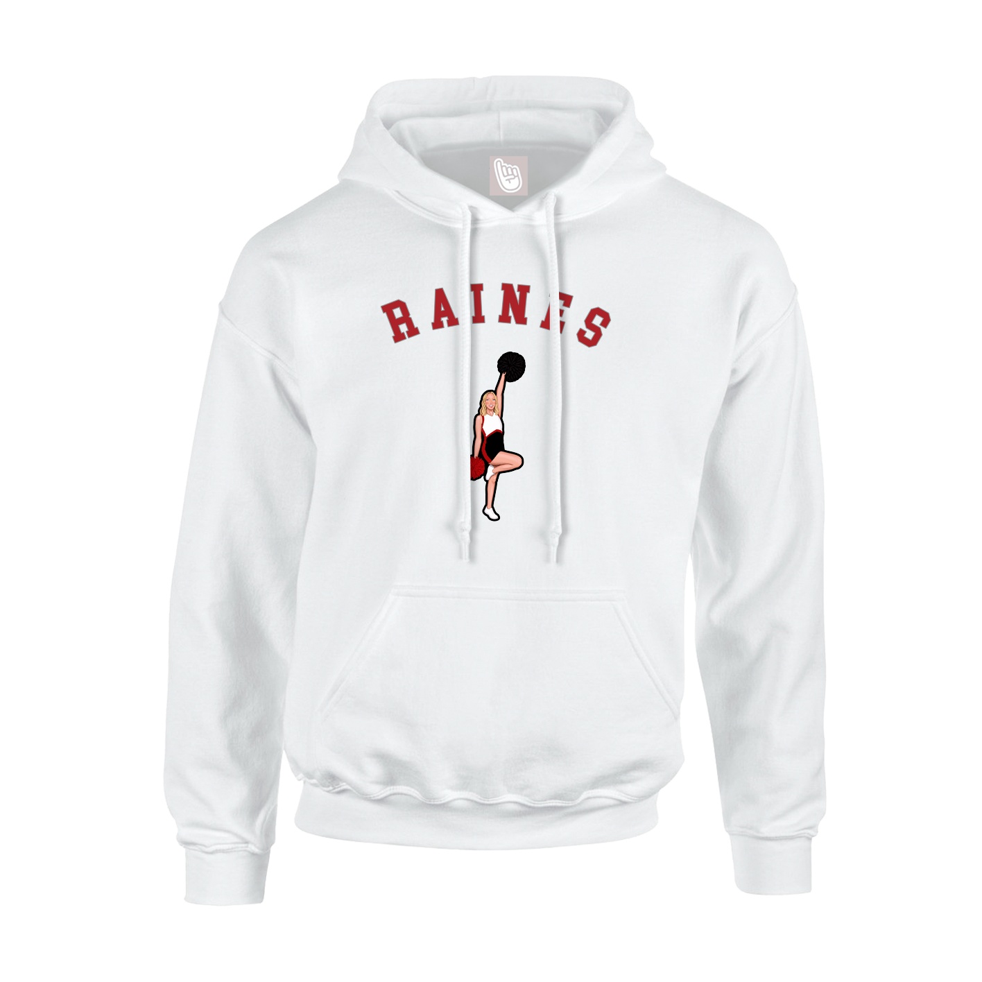 Hoodie — Shirsey Arch in White