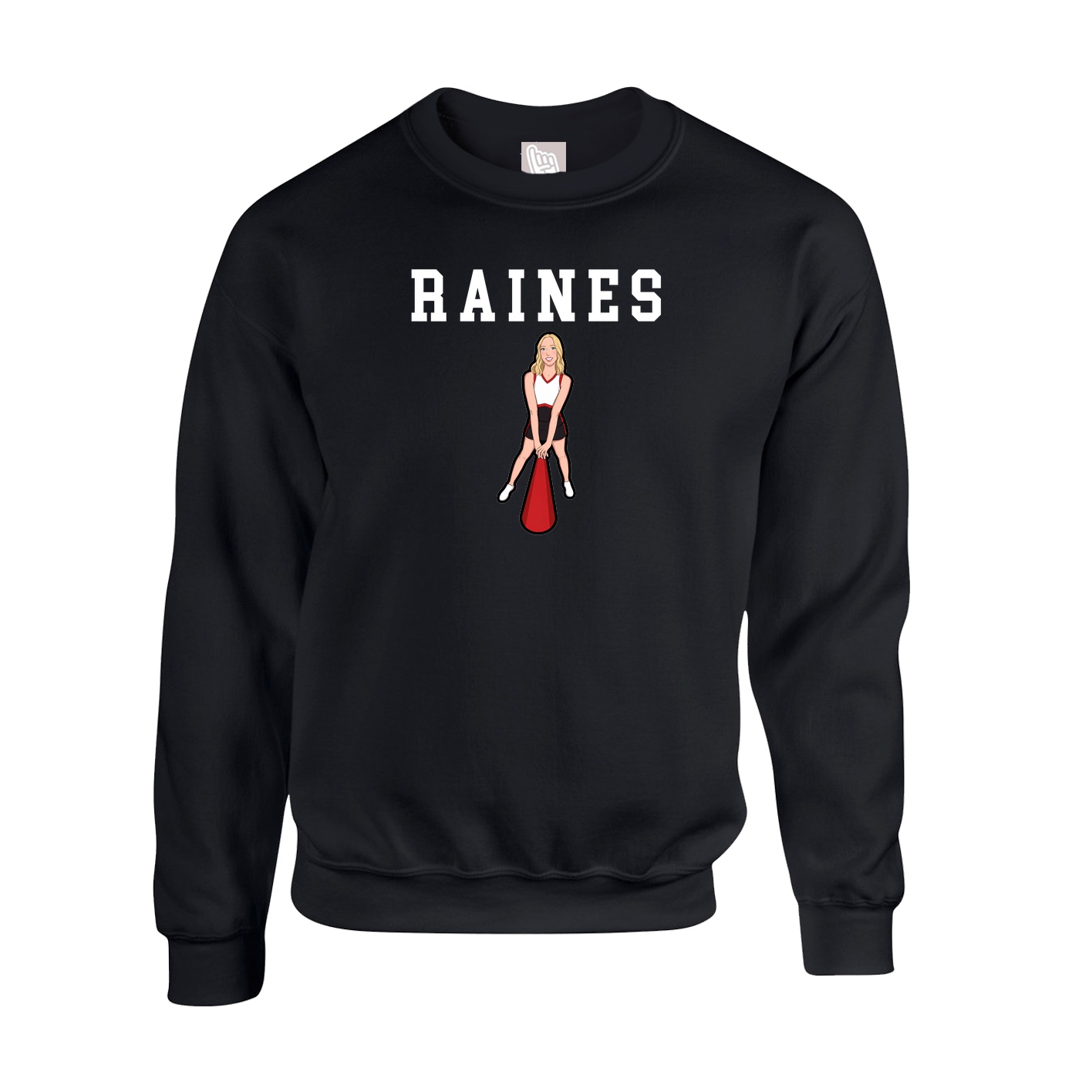 Fleece Crew — Shirsey in Black