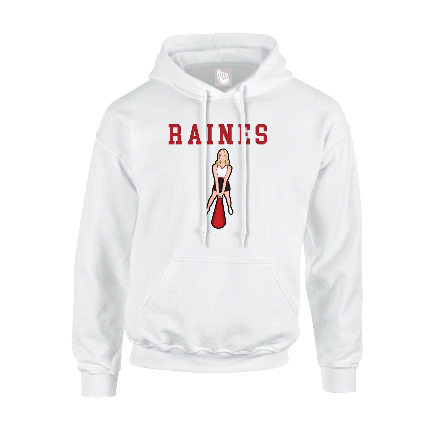 Youth Hoodie — Shirsey in White