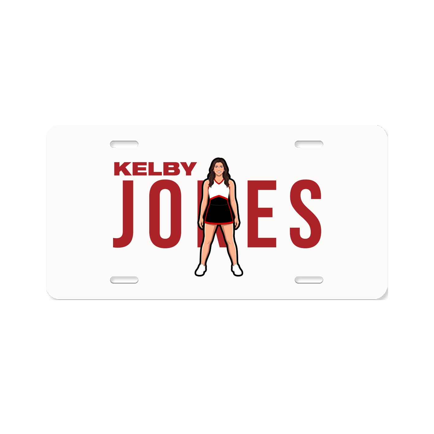 License Plate — Player Name in Classic