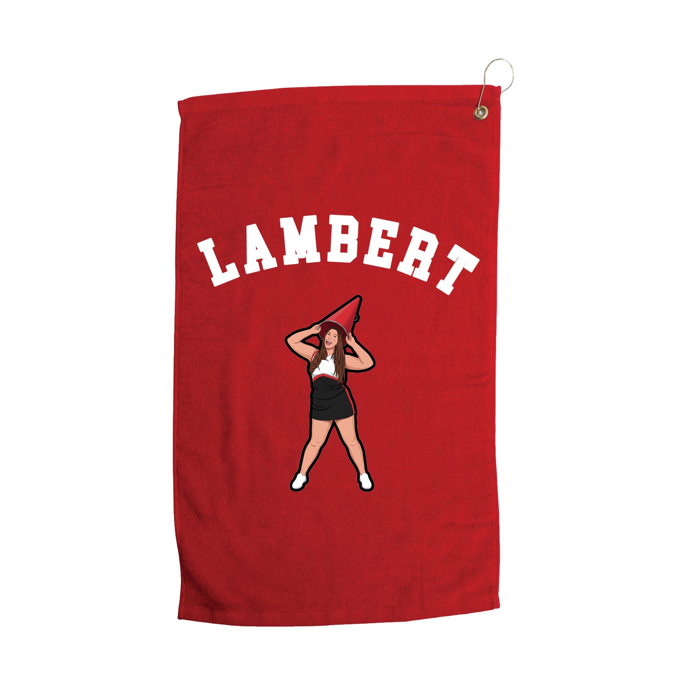 Golf Towel — Shirsey Arch in Red